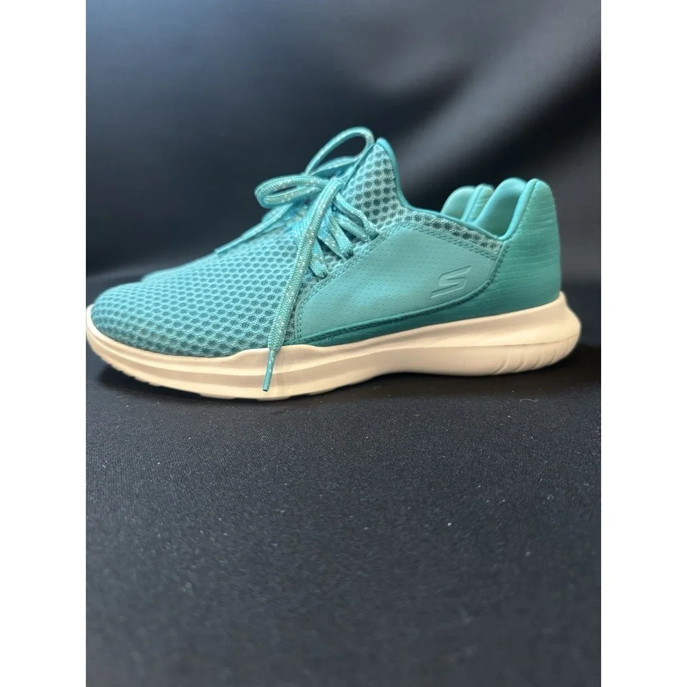 Skechers Performance Women's Aqua Teal Mesh Sneakers Size 8.5 SN14815